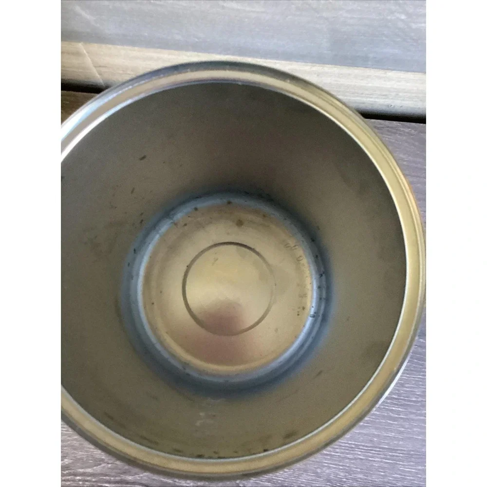 Everedy Classic chrome Steel Sugar Canister With Wooden Knob Vintage